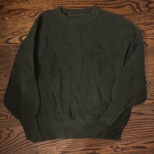 Aerie women’s Olive Crewneck Sweater